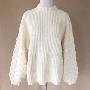 Autumn’s Kiss ivory knit sweater